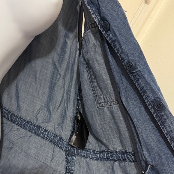 Buffalo David Bitton Blue Denim Vest - Picture 9 of 16